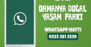 Ormanya Whatsapp hattı hizmeti